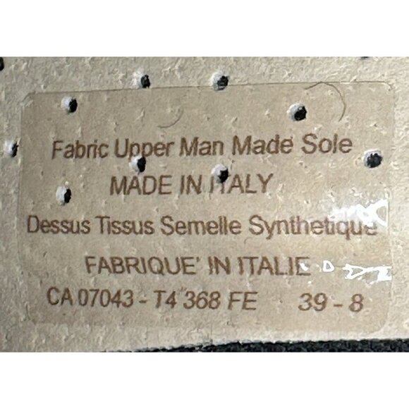 Fly Flot Slip On Shoes Clog Fabric Mesh Upper Leather Inner Black EU 39 US 8 - Picture 12 of 14